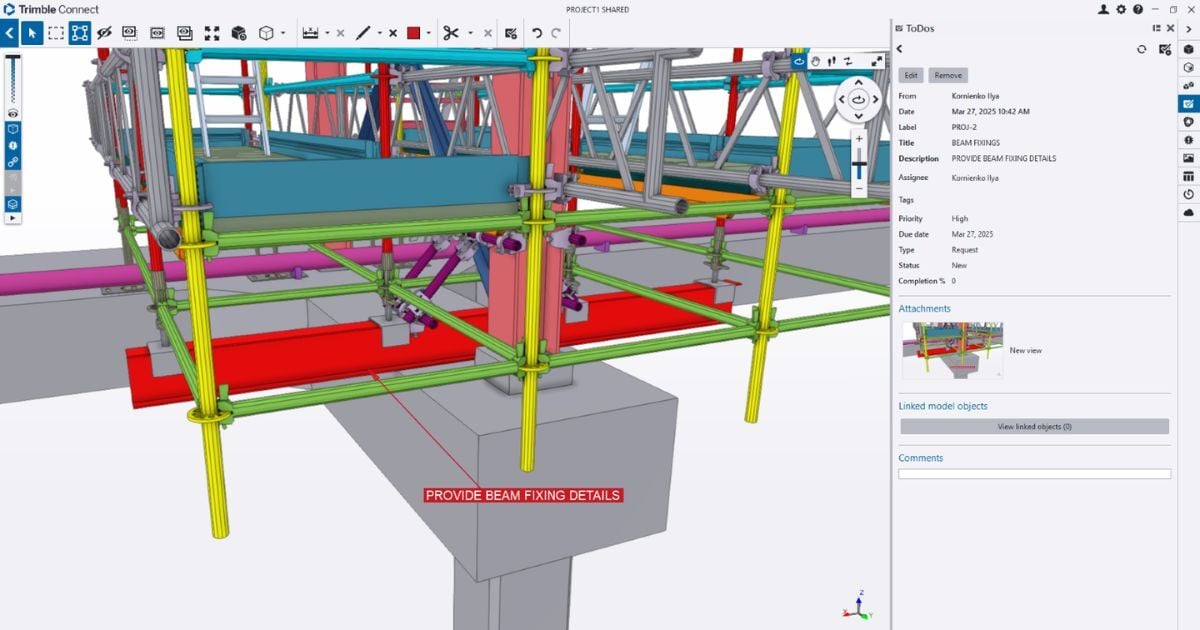 ScaffPlan and Trimble Connect