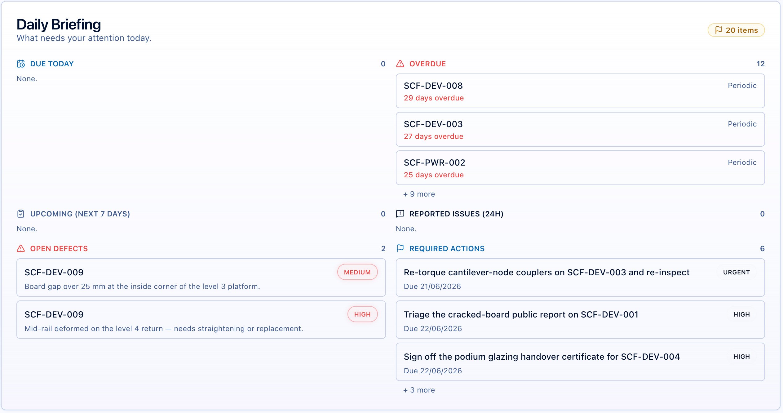 AI Coach & Daily Briefing software