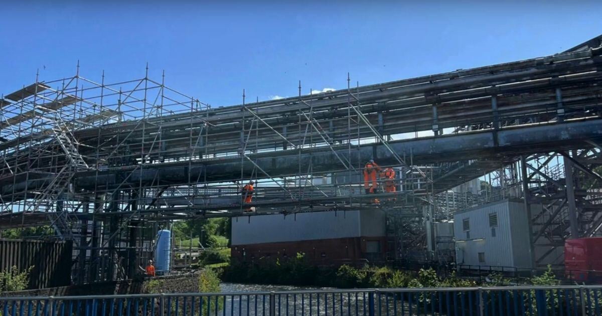ISCAFF Distillery Bridge Scaffold Site