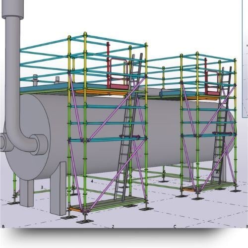ScaffPlan's Interactive 3D Scaffold Models