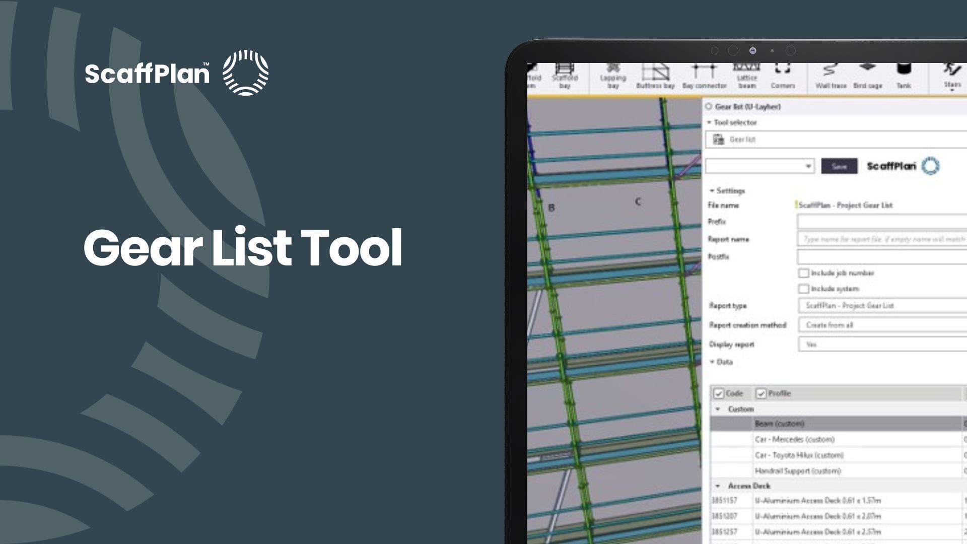 Gear List Tool