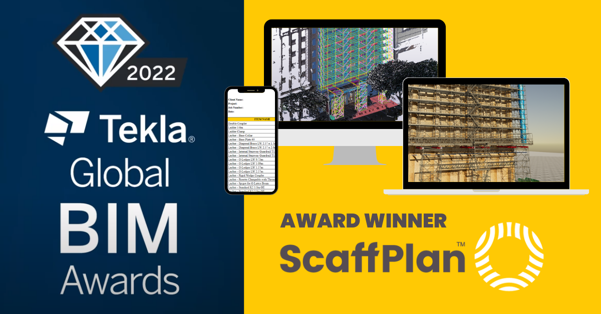 ScaffPlan Scaffolding Software Awarded Global Winner in BIM Awards
